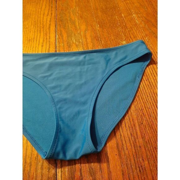Medium Aerie Blue Bikini Swimsuit Bathing Suit Swimwear Bottoms - Picture 2 of 3